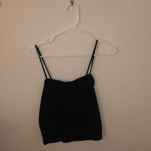 Black crop top